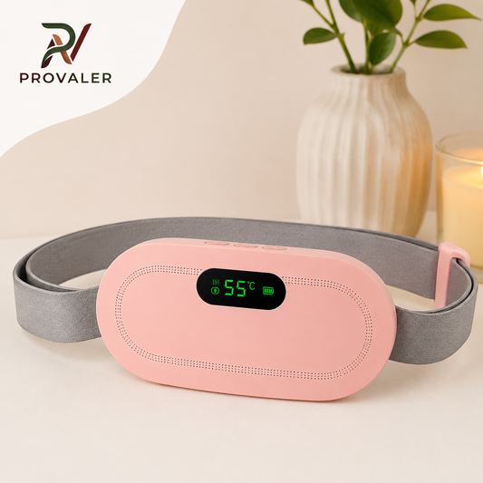 CalmaHer™ | Cinturón Térmico Masajeador para Dolores Menstruales