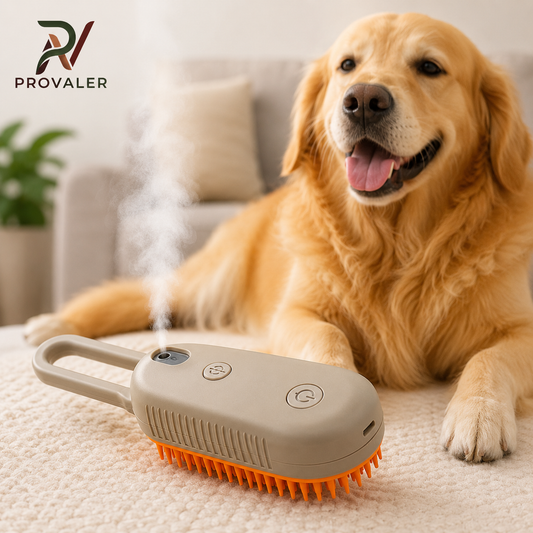 PetGlow™ | Cepillo Eléctrico de Vapor para Mascotas